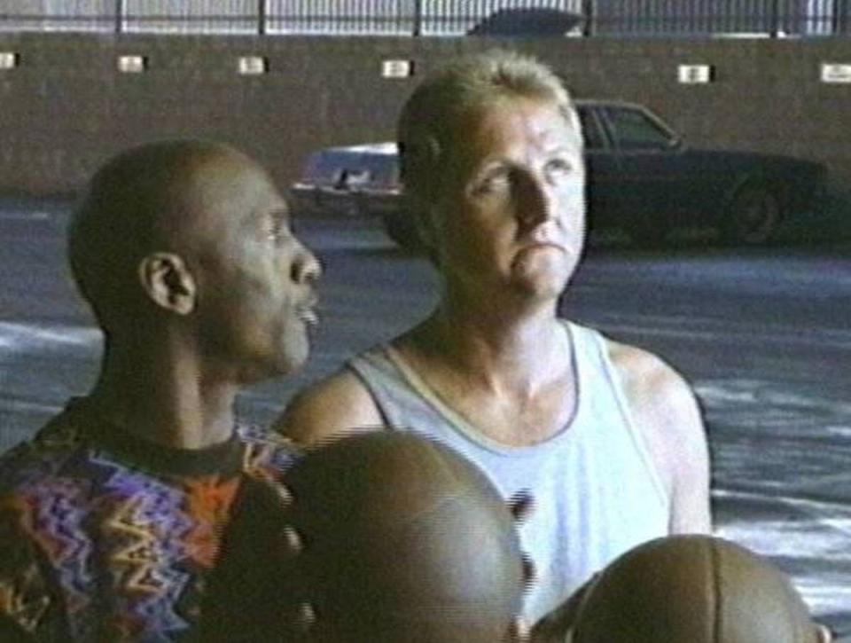 “What the hell is that? You can’t wear that!” Director Joe Pytka was not a fan of Michael Jordan's outfit. (Screenshot via YouTube)