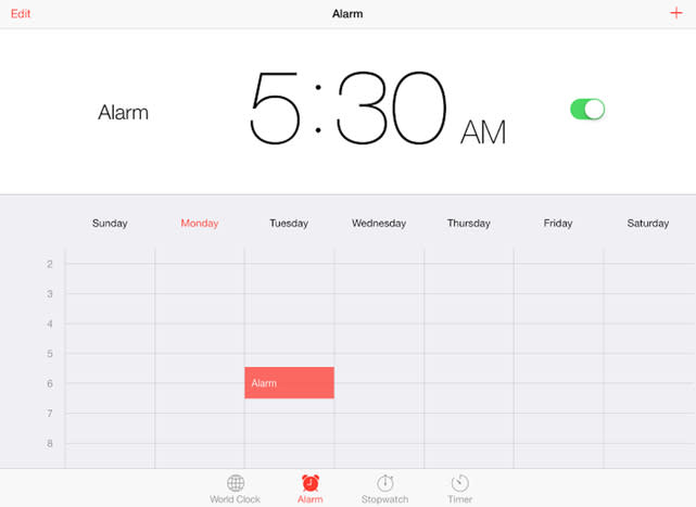 Clock Alarm iPad