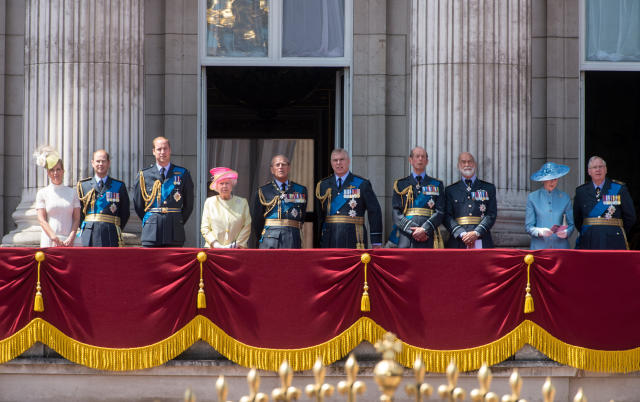 Trooping the Colour: Extended British Royal Family