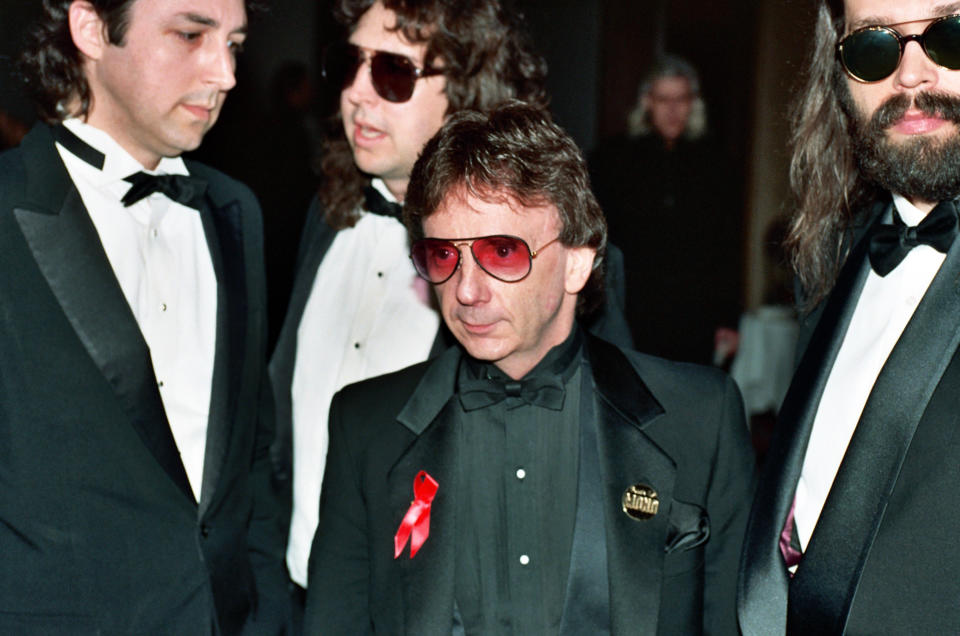 Phil Spector during 8th Annual Rock and Roll Hall of Fame Induction Ceremony, 1993 at Century Plaza Hotel in Century City, CA, United States. (Photo by Jeff Kravitz/FilmMagic, Inc)