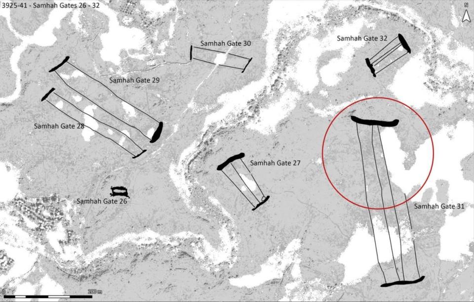 What the gates look like from above (WILEY/ARABIAN ARCHAEOLOGY AND EPIGRAPHY/DOUGLAS KENNEDY)