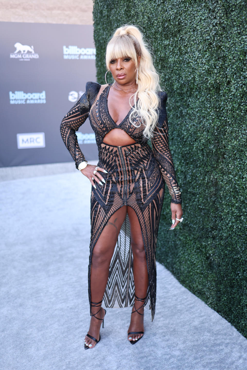 LAS VEGAS, NEVADA - MAY 15: Mary J. Blige attends the 2022 Billboard Music Awards at MGM Grand Garden Arena on May 15, 2022 in Las Vegas, Nevada. (Photo by Matt Winkelmeyer/Getty Images for MRC)