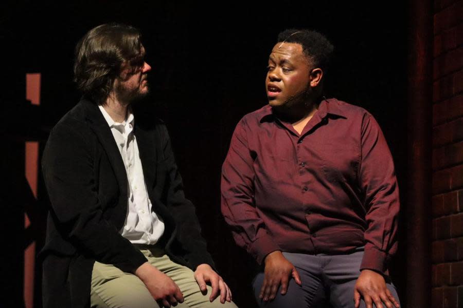 Keenen Wilson, right, and Dave Edwards in “I’m Not My Father’s Son.”