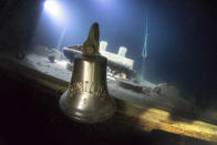 <p>The ship looks almost exactly the same as it did the day it sunk beneath the waves in 1911. (Photo: Becky Kagan Schott/Caters News) </p>