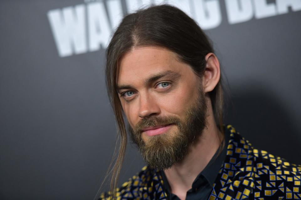 Tom Payne attending the premiere of AMC's The Walking Dead Season 9 in Los Angeles in September 2018. (Getty Images)