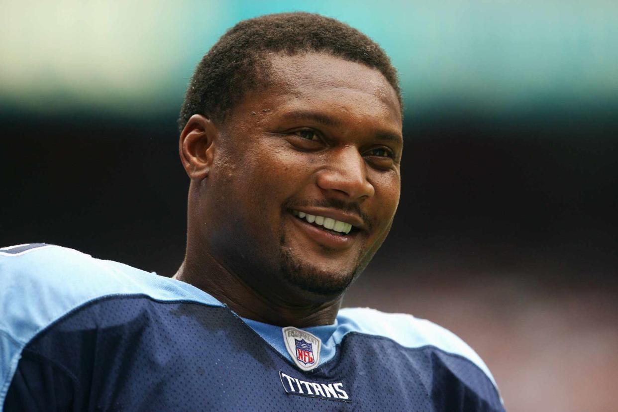 <p>Jeff Gross/Getty</p> Steve McNair looks on against the Houston Texans at Reliant Stadium on October 9, 2005 in Houston, Texas.