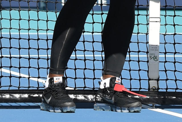 Serena Williams Rocks Nike x Off-White Sneakers at the Open