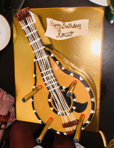 <p>Madonna/Instagram</p> Rocco's birthday cake.