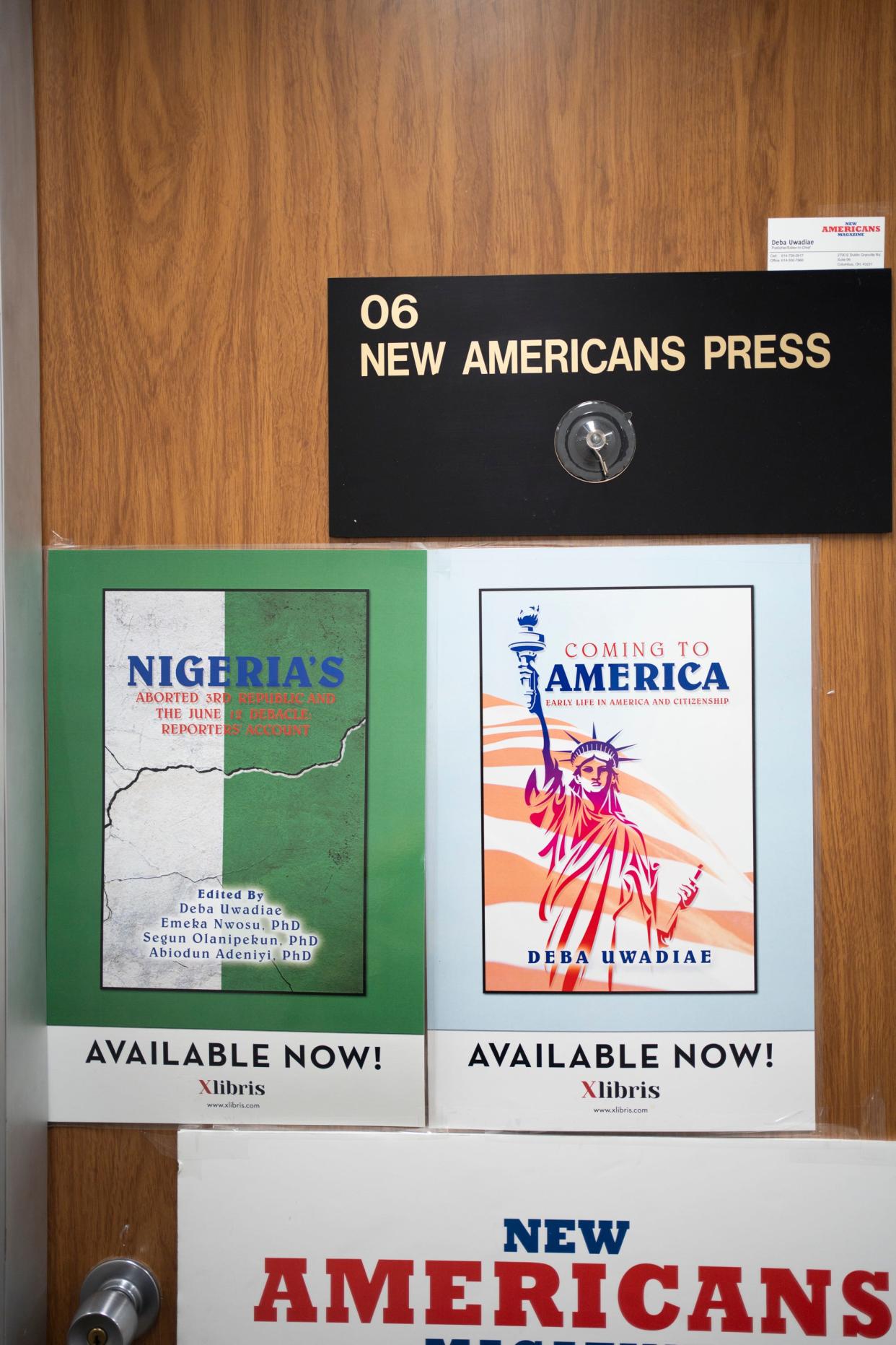 Feb 9, 2024; Columbus, OH 43231, USA; Deba Uwadiae is the long-time editor of The New Americans Magazine, a Columbus publication that covers news from various immigrant communities.