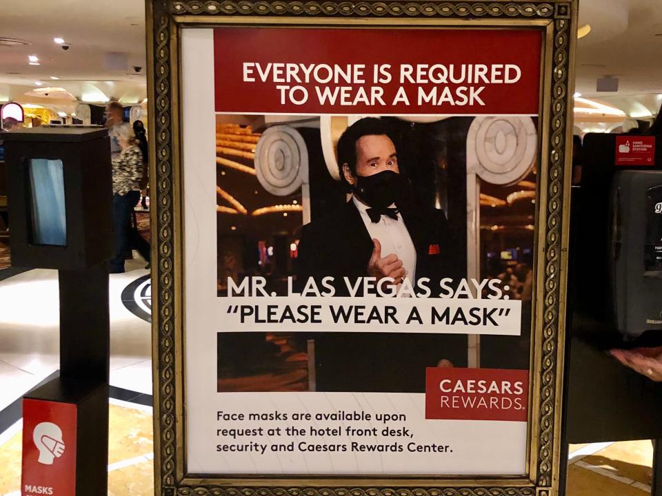 Masked up Mr. Las Vegas 