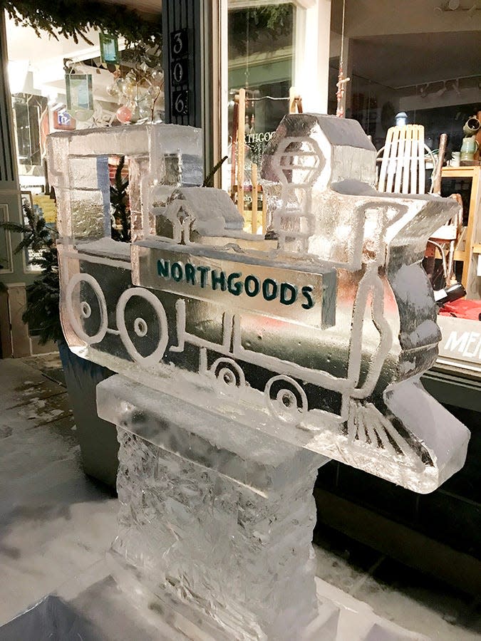 Ice sculptures were found throughout downtown Petoskey during the Winter Wonderland Weekend Feb. 17-20.