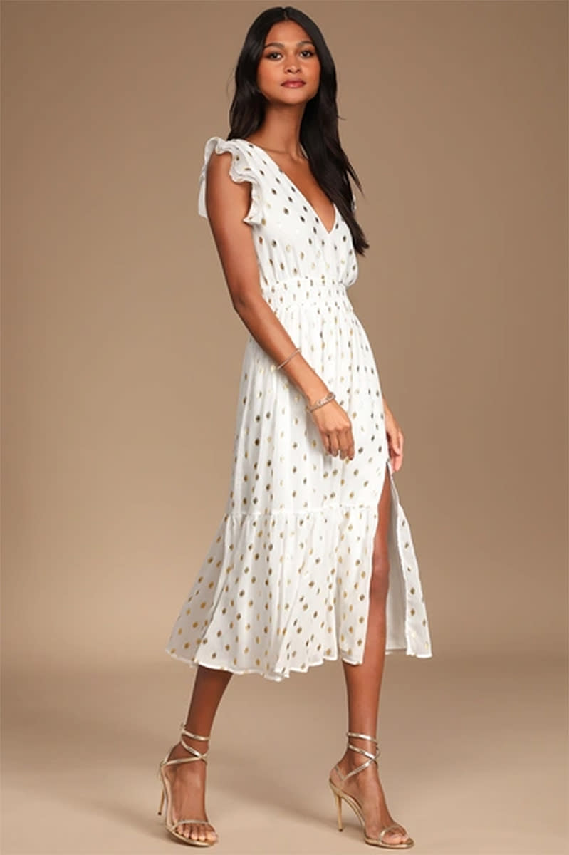 bridal-shower-dresses-lulus-gold-dot