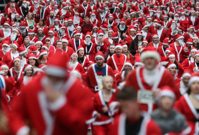 Santa needs to think about getting healthy (Andrew Milligan/PA)