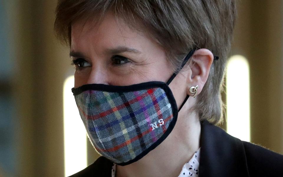 Nicola Sturgeon has defended Scotland's slower Covid vaccine roll-out - Reuters