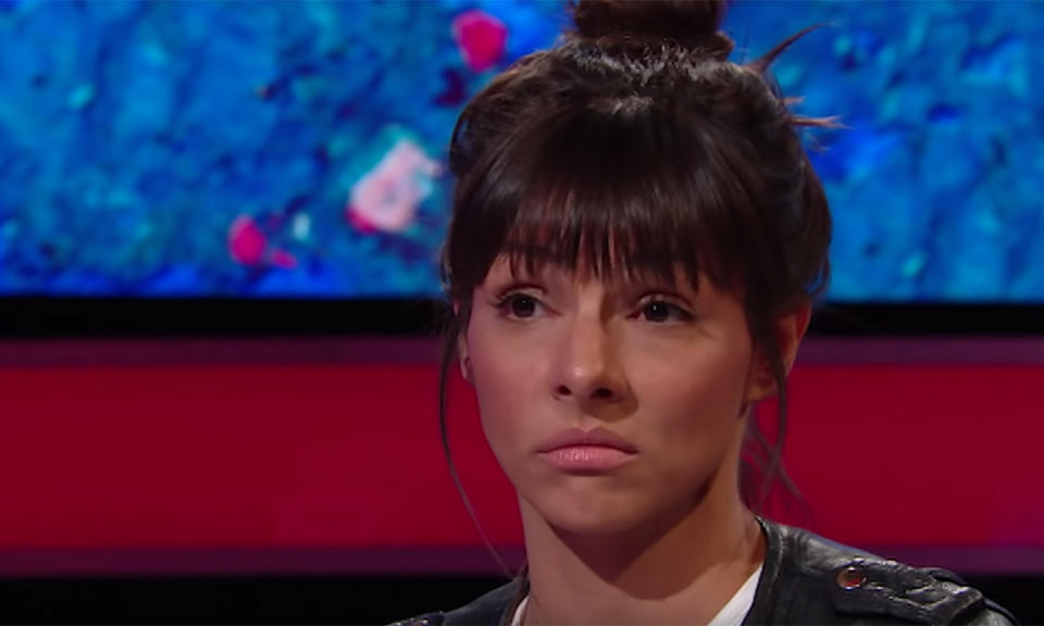 Roxanne Pallett claimed that Ryan Thomas had "aggressively" punched her. (Channel 5)