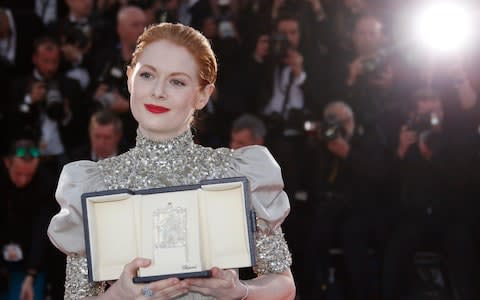 Emily Beecham, Best Actress award winner for her role in the film "Little Joe" - Credit: REUTERS/Regis Duvignau