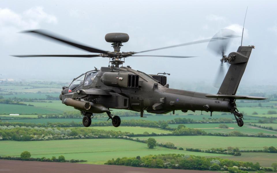 Apache helicopter 