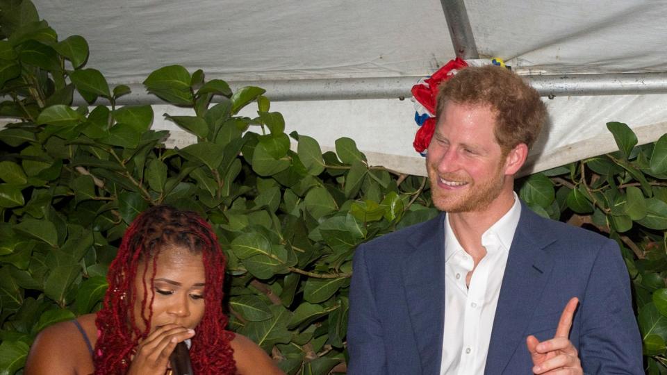 prince harry dancing with soca singer 