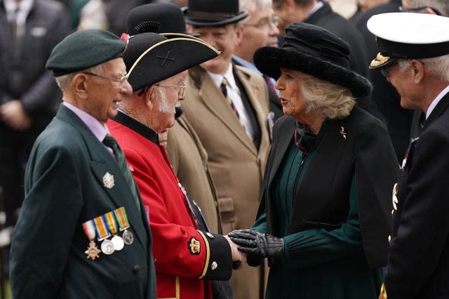 Camilla on Armistice Day 2023