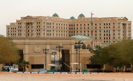 A view shows the Ritz-Carlton hotel in the diplomatic quarter of Riyadh, Saudi Arabia, January 30, 2018. REUTERS/Faisal Al Nasser