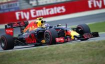 Red Bull Racing's Max Verstappen attends the practice. REUTERS/Ralph Orlowski