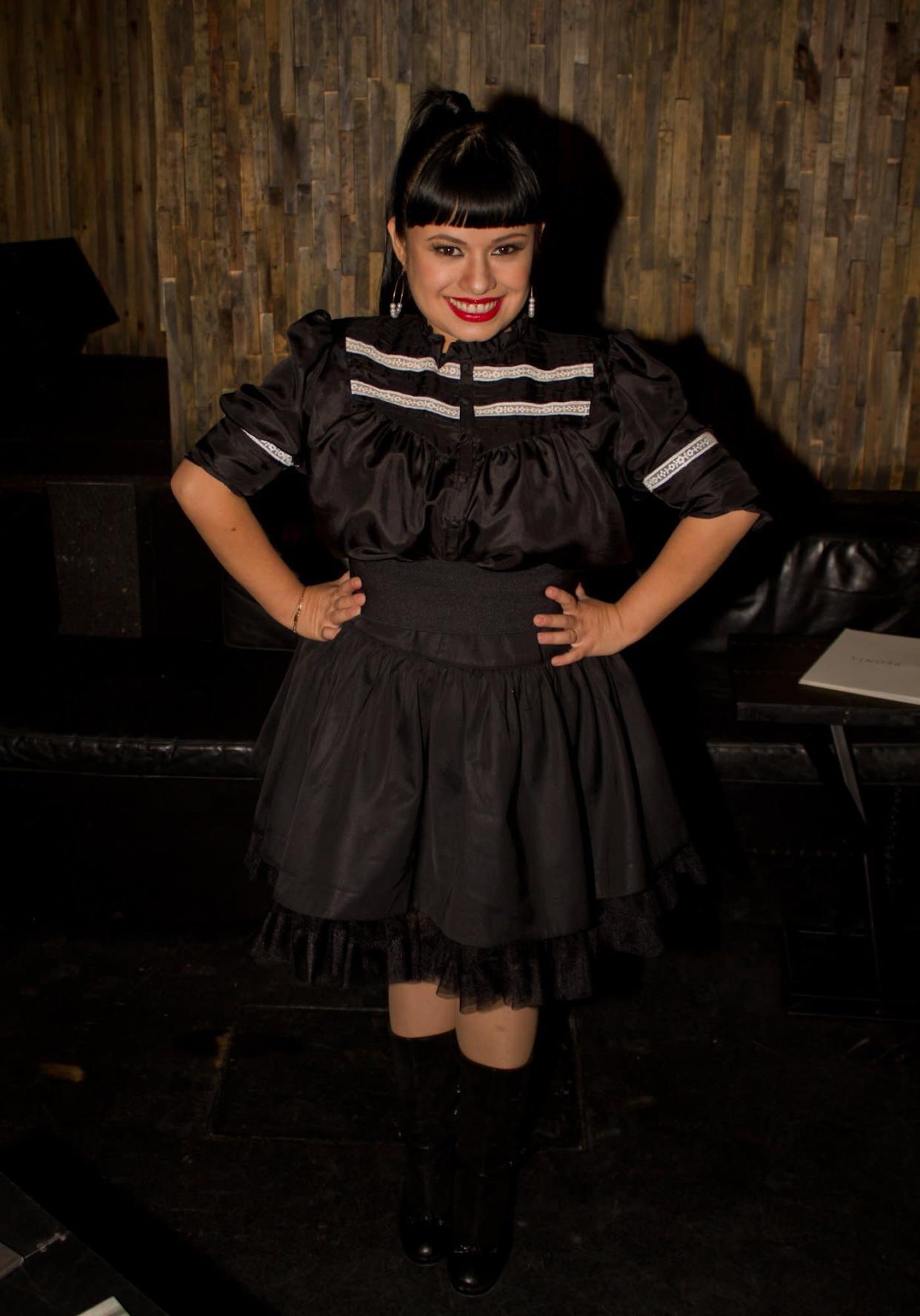 MEXICO CITY, MEXICO - NOVEMBER 30:  Amandititita in the presentation of her new video Eres un Mamon on November 30, 2011, in Mexico City, Mexico. (Photo by Guillermo Angulo/Clasos.com/LatinContent/Getty Images)