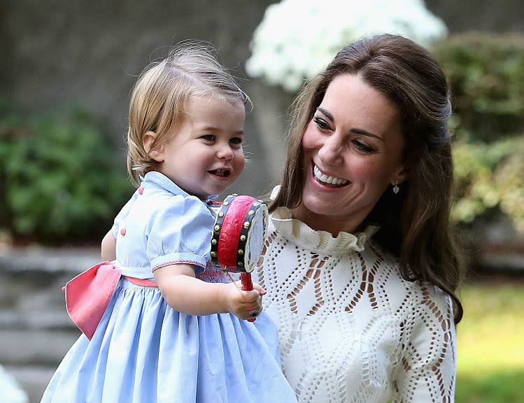 It’s so cute Princess Charlotte wears her big brother’s hand-me-downs!