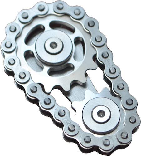 FXCOOLCT Bike Chain Gear Fidget SPinner