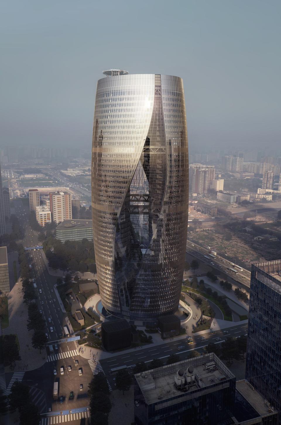 Scheduled for completion in 2018, Beijing's Leeza Soho Tower was one of the last designs Zaha Hadid touched before her untimely death