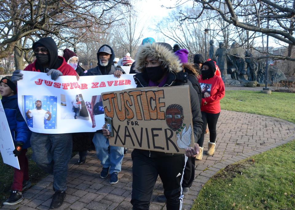 About 75 people marched through Battle Creek two weeks ago demanding justice for Xavier West, shot in the Cricket Club on Thanksgiving. Among the calls from the crowd was calls of conflict of interest for Prosecutor David Gilbert and the Battle Creek Police Department for their work in the shooting investigation.