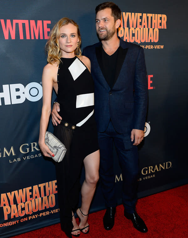 Trust super couple Diane Kruger and Joshua Jackson to make a boxing match fashionable!