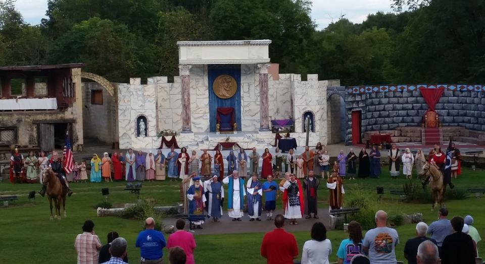 The award winning Living Word Outdoor Drama draws tourists into the area as Ohio's only outdoor passion play.