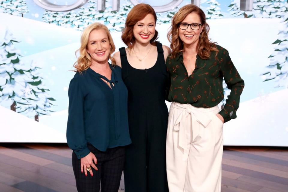 Angela Kinsey, Ellie Kemper and Jenna Fischer | Michael Rozman/Warner Bros.