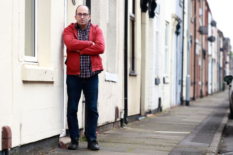 Matthew Halliday has made several reports to Stoke-on-Trent City Council over the state of the area surrounding his home -Credit:Pete Stonier