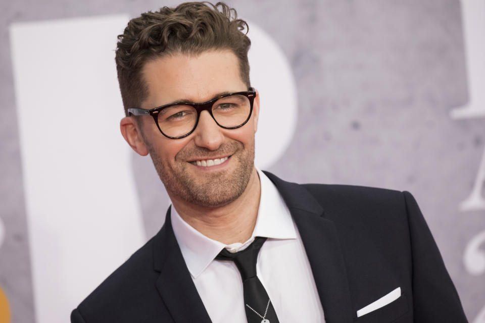 Matthew Morrison poses for photographers upon arrival at the Brit Awards in London, Wednesday, Feb. 20, 2019. (Photo by Vianney Le Caer/Invision/AP)