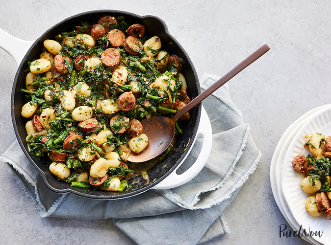 November 21: Skillet Gnocchi with Sausage and Broccoli Rabe