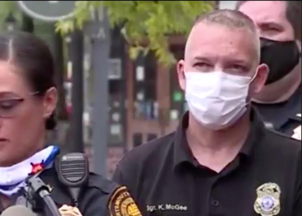 Portsmouth Police Sgt. Kevin McGee, who brought felony charges against politicians, civil rights leaders, and public defenders, previously wrote political commentary against one of those he charged. (Photo: screenshot)