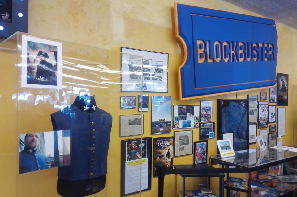 Russell Crowe's jockstrap is at the last Blockbuster.