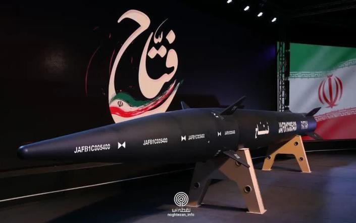 Iran unveils its locally developed hypersonic missile