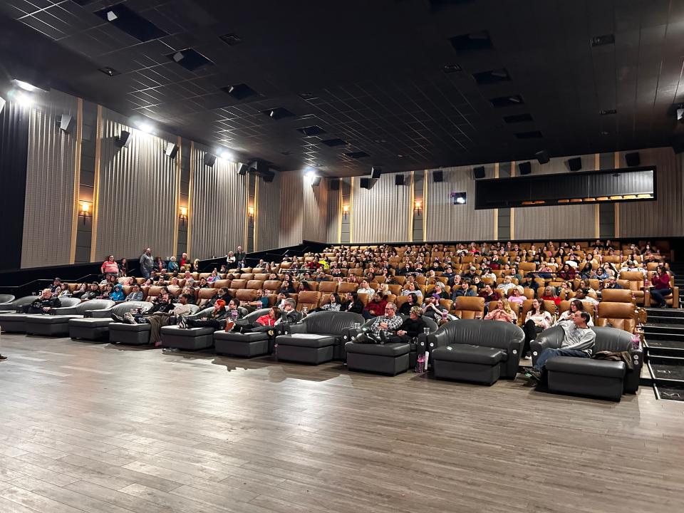 Royal Oak Emagine Theater’s theater 11 filled to capacity on Saturday, March 31, 2024, during a charity screening of "Mean Girls."