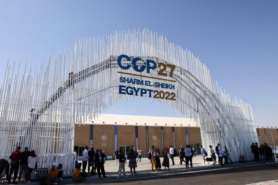 Cop27 a ouvert ses portes dimanche.  (AFP via Getty Images)