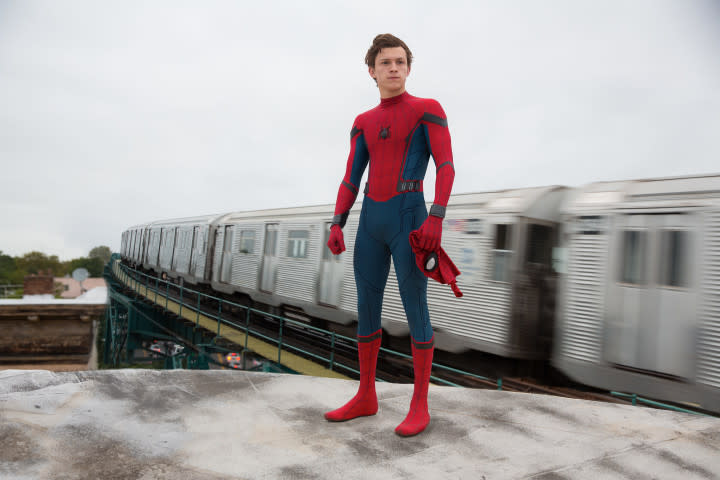 Tom Holland as Spider-Man (Credit: Sony Pictures)