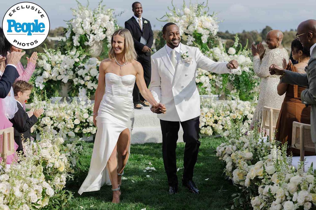 <p><a href="https://www.instagram.com/alexwphotography/reels/?next=%2Fmrsamclaflin%2F&hl=en">Alex W Photography</a></p> Jaleel White tied the knot with tech exec Nicoletta Ruhl on May 4 at the Riviera Country Club in Los Angeles. 