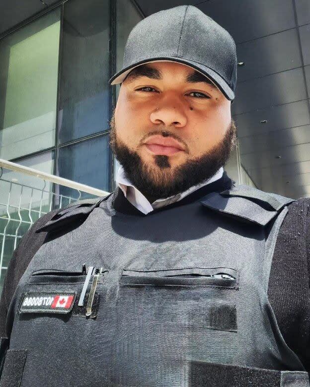 Trevor Dalton John worked as a security guard for multiple venues in Toronto. 