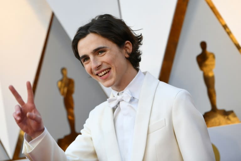 US actor Timothee Chalamet is known in China as "Tian Cha" or "Sweet Tea", a play on the first syllables in his names and a nod to his heartthrob looks