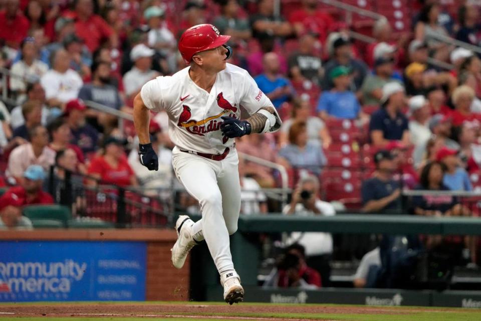 Given his history of injury and the tension between him and manager Oliver Marmol, it seems like the end of Tyler O’Neill’s time in St. Louis is near.
