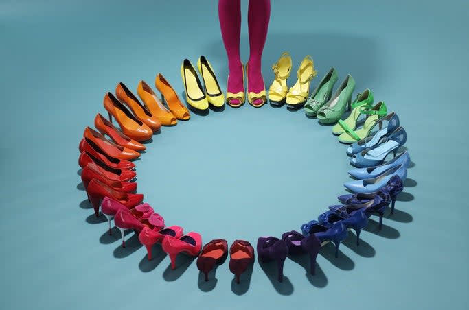 A ring of shoes