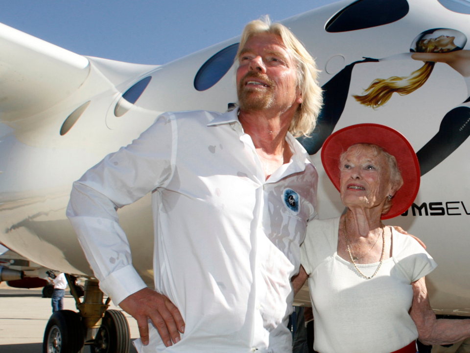 richard branson and mom