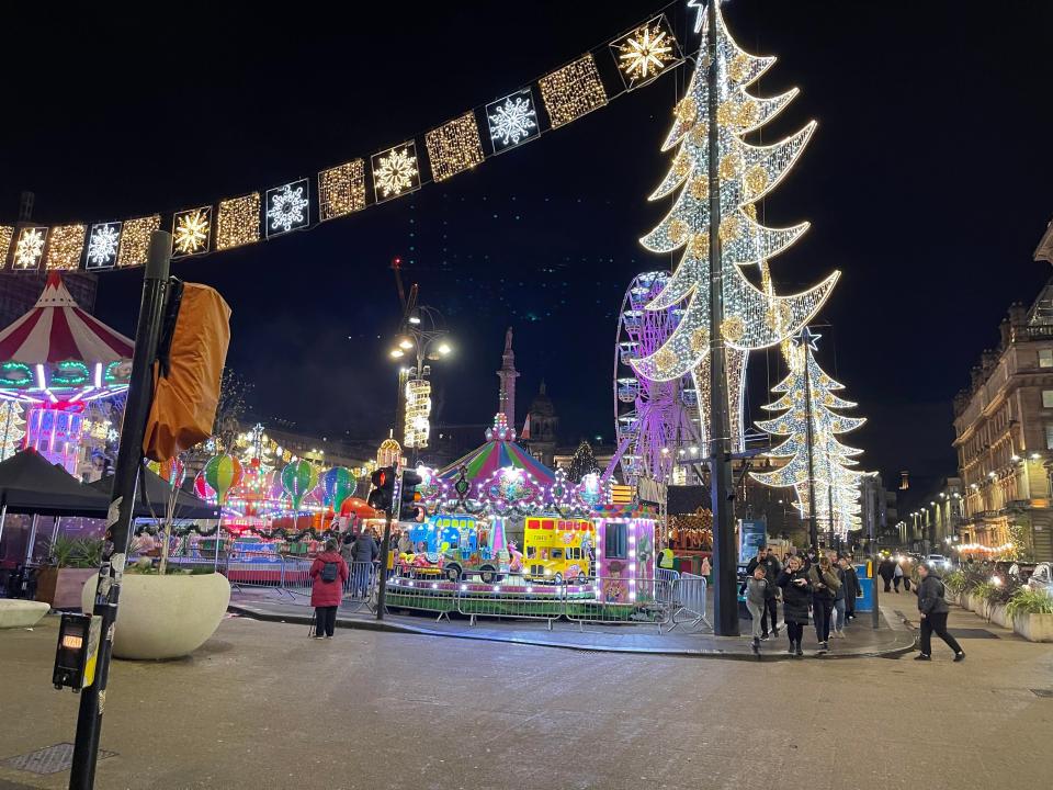 george square glasgow christmas