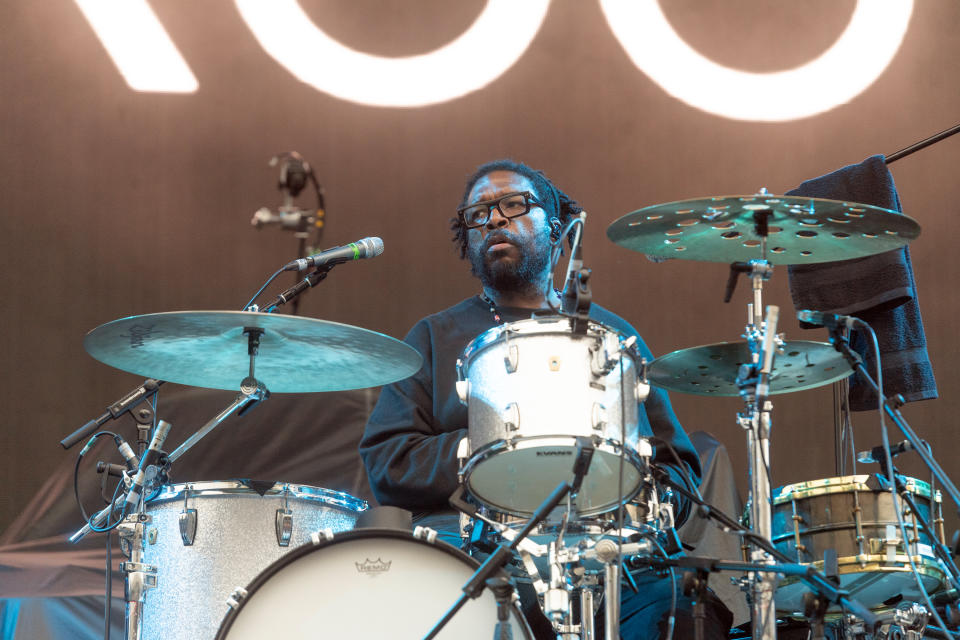 GLASGOW, SCOTLAND – JULY 23: (EDITORIAL USE ONLY) Questlove of The Roots performs on stage at Hampden Park National Stadium on July 23, 2023 in Glasgow, Scotland. (Photo by Roberto Ricciuti/Getty Images)